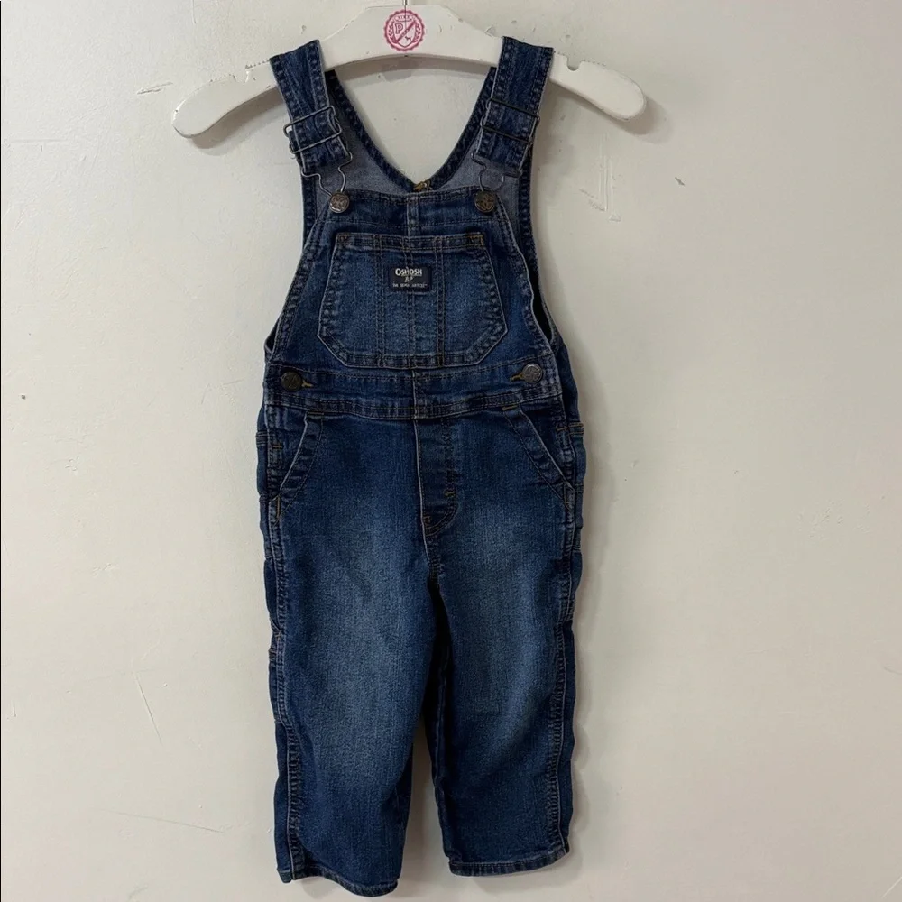 OshKosh B'gosh Dark Blue Denim Kids Overalls